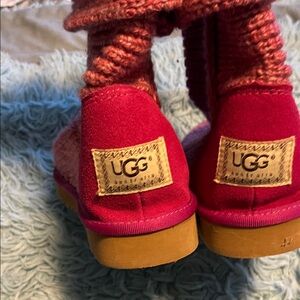 UGG sweater boots size 8